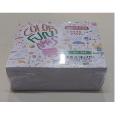 BLOCK ANOTADOR (TACO)9X9X400H BCO