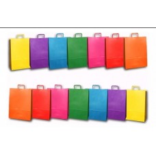 BOLSA C/MANIJA RETORZ.COLOR RUBI 34X17X49