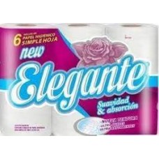 HIG. ELEGANTE 12X6X30M BLANCO (COD 904)